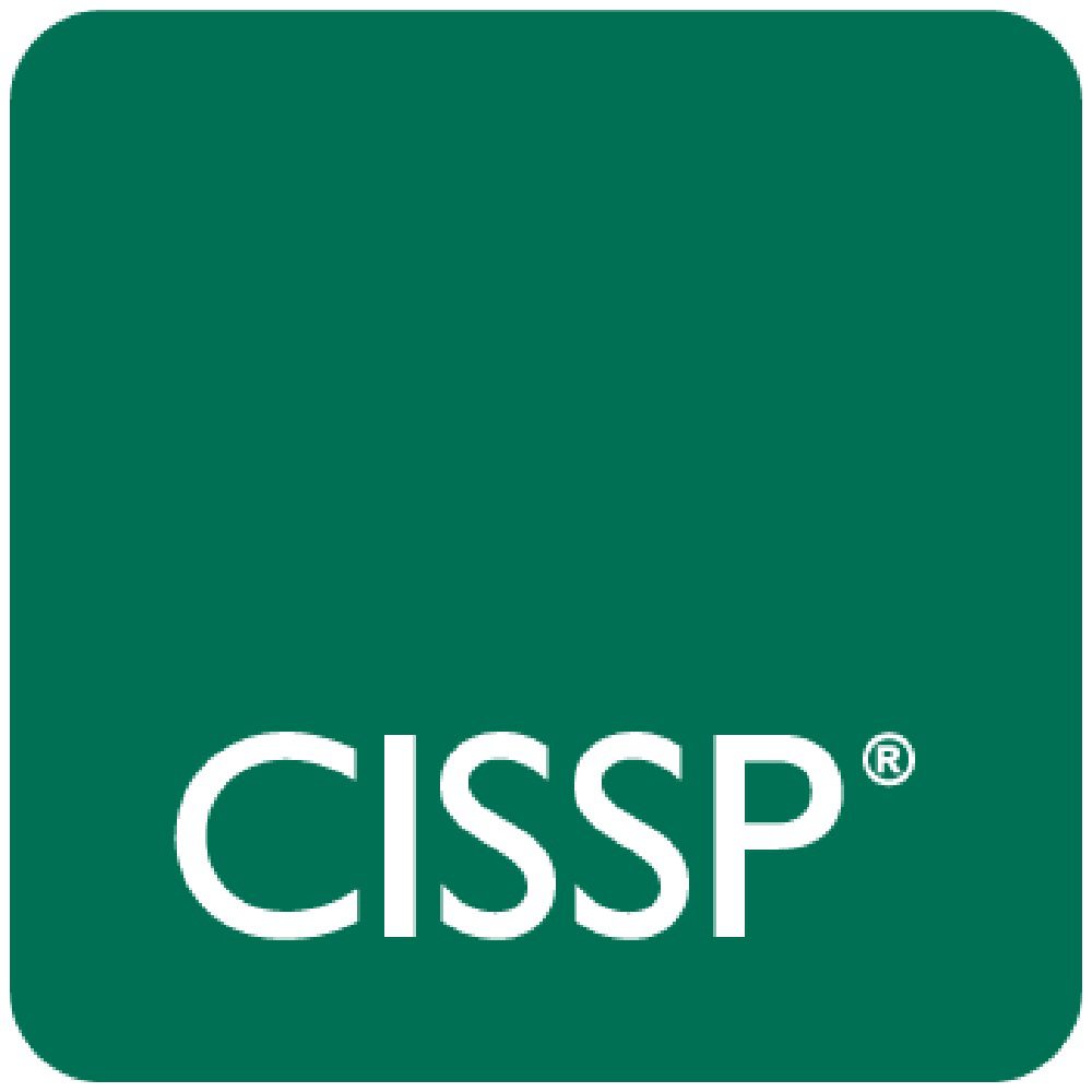 Isc. CISSP. CISSP Certificate. Certified information Systems Security professional logo.